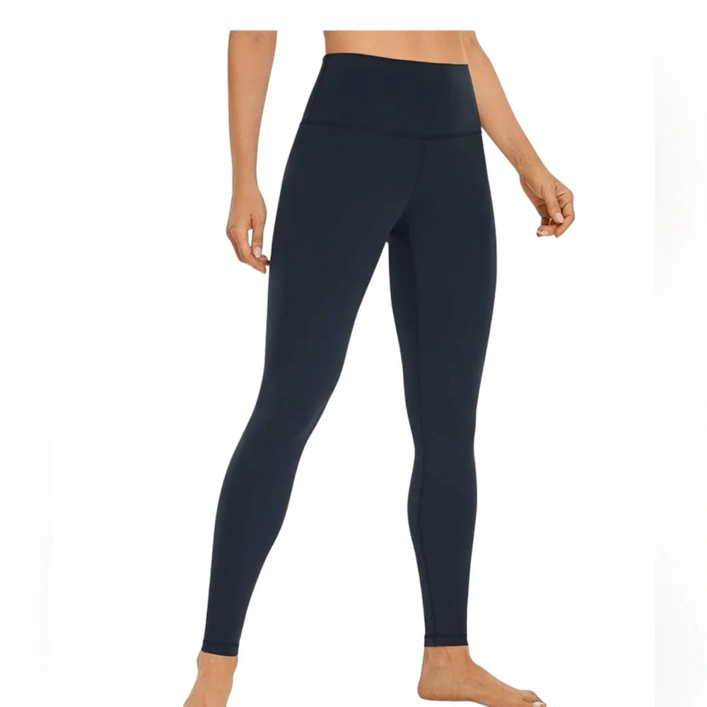 CRZ YOGA Butterluxe Soft Workout Leggings Pants, Size Medium, Dark Navy, NWOT